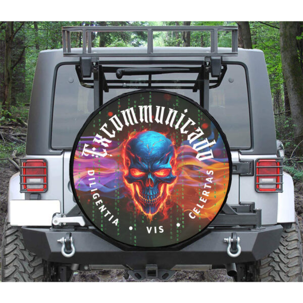 Excommunicado Car Tire Cover